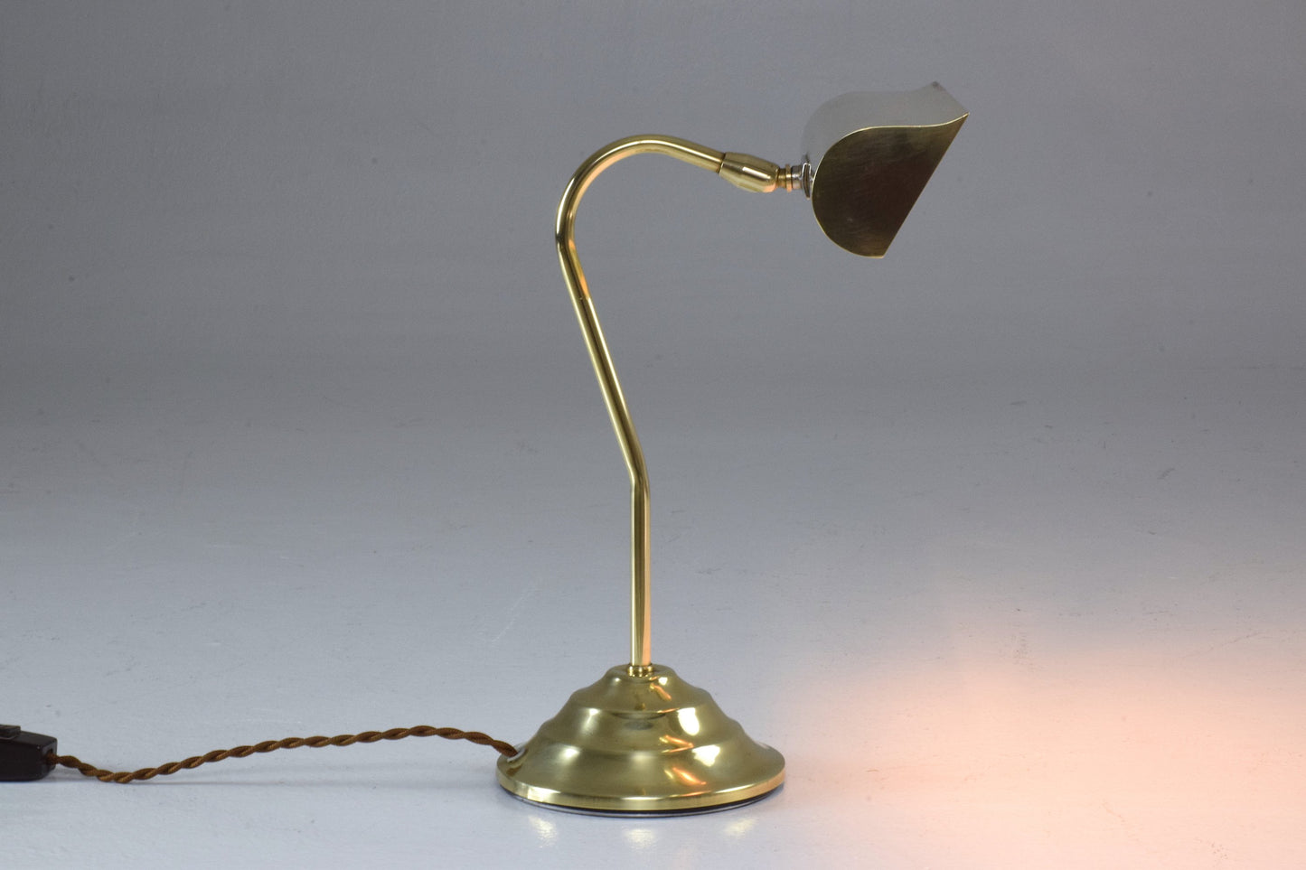 French Midcentury Brass Piano Lamp, 1950-1960 - Spirit Gallery