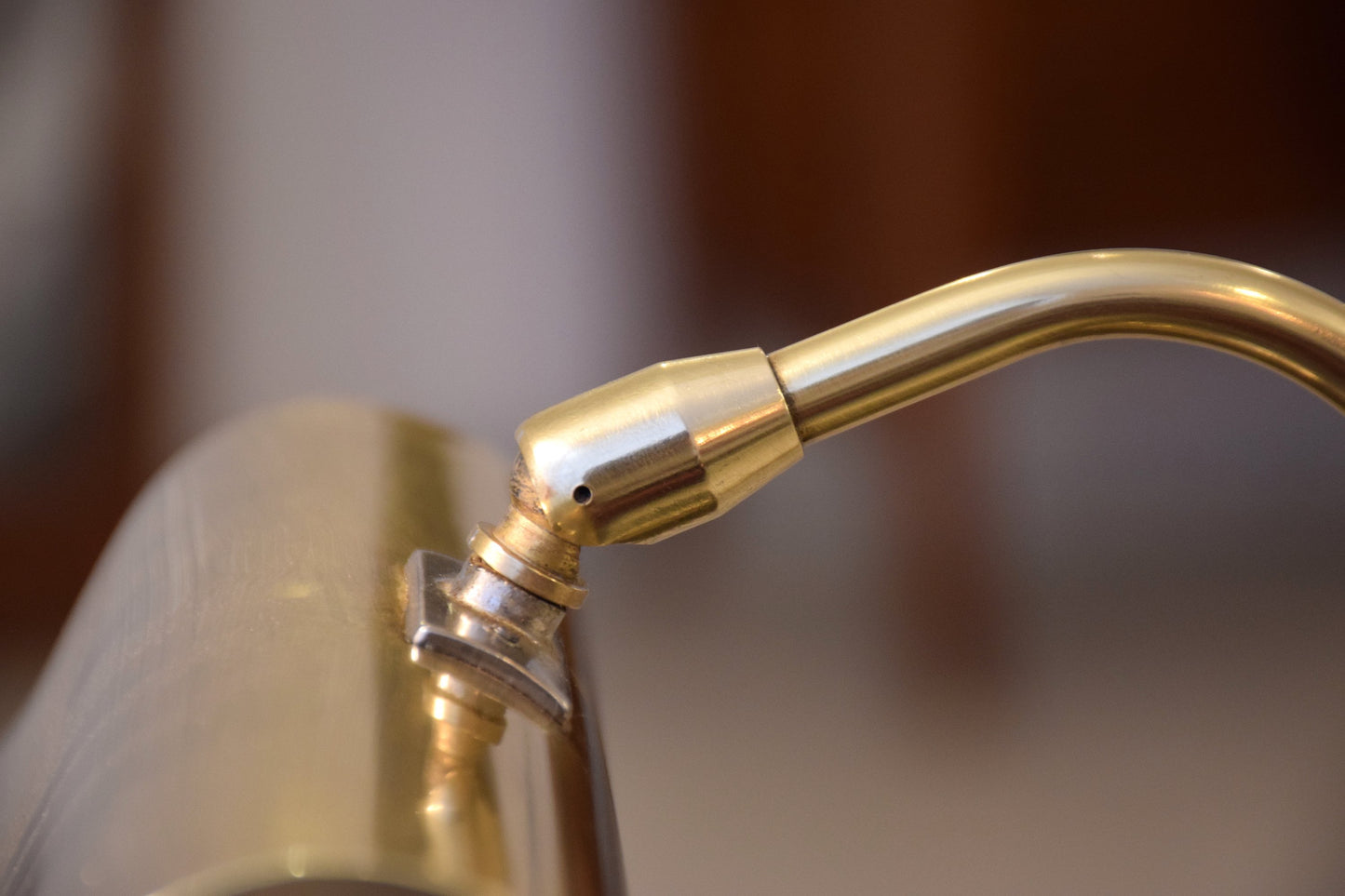 French Midcentury Brass Piano Lamp, 1950-1960 - Spirit Gallery