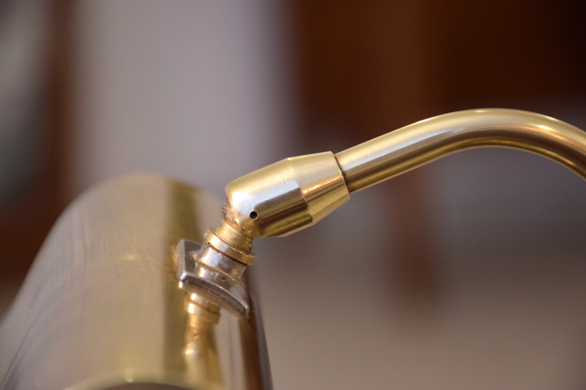 French Midcentury Brass Piano Lamp, 1950-1960 - Spirit Gallery