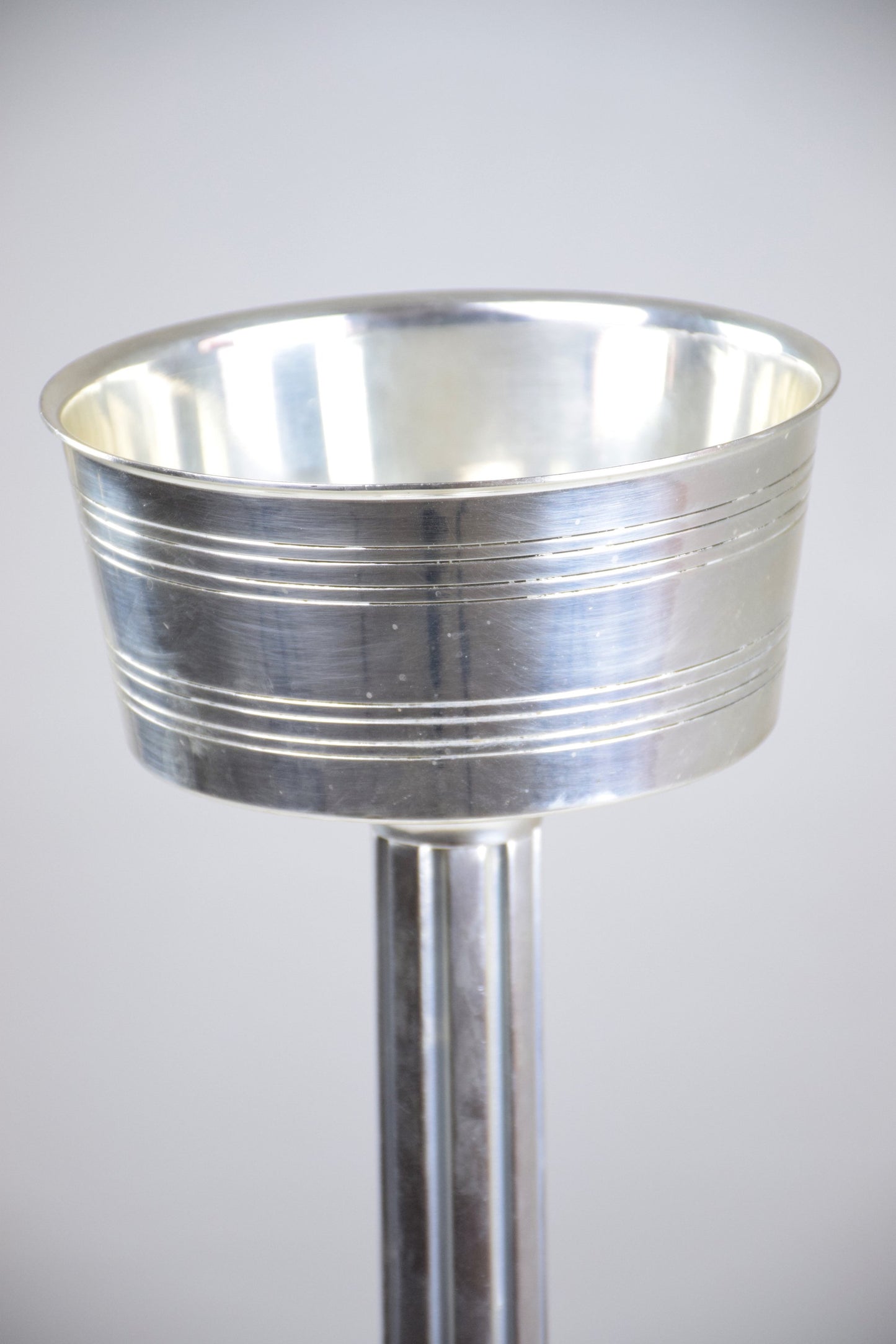 French Silver Plated Wine Bucket Stands, 1960s - Spirit Gallery