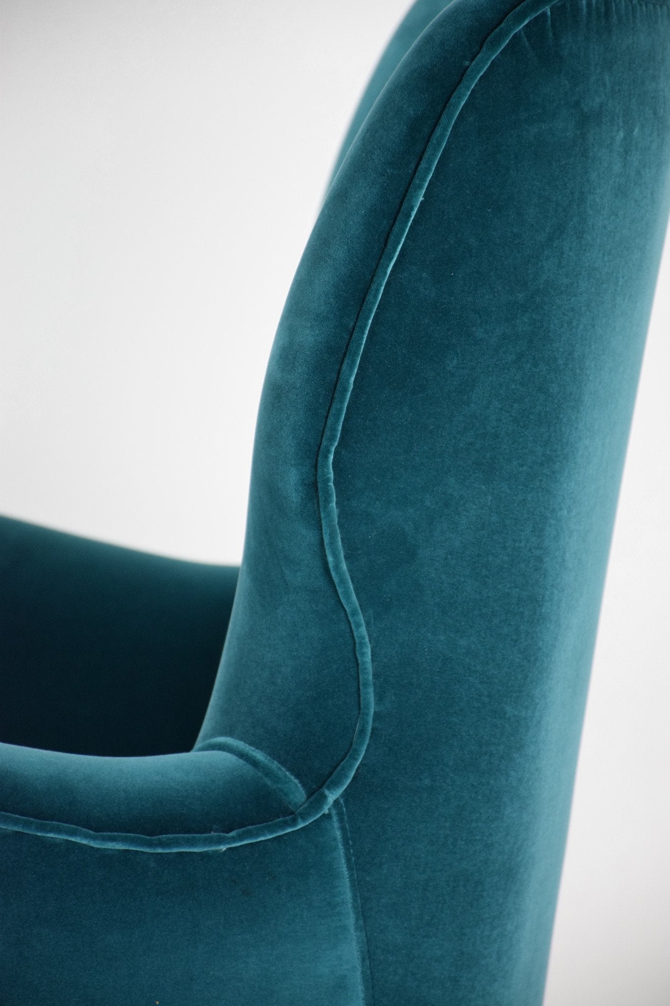 Italian Blue Velvet Armchairs, 1960s, Set of 2 - Spirit Gallery
