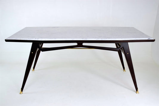 Italian Marble Mid-Century Dining Table, 1950's - Spirit Gallery