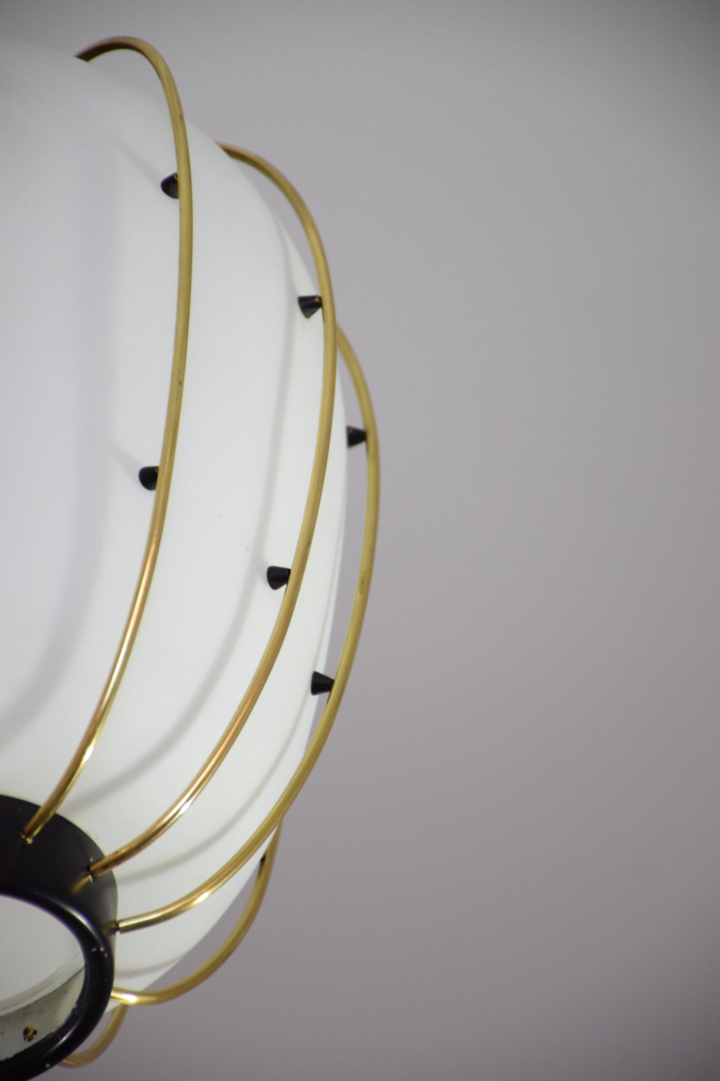 Italian Mid-Century Brass Pendant by Angelo Lelli for Arredoluce, 1960's - Spirit Gallery
