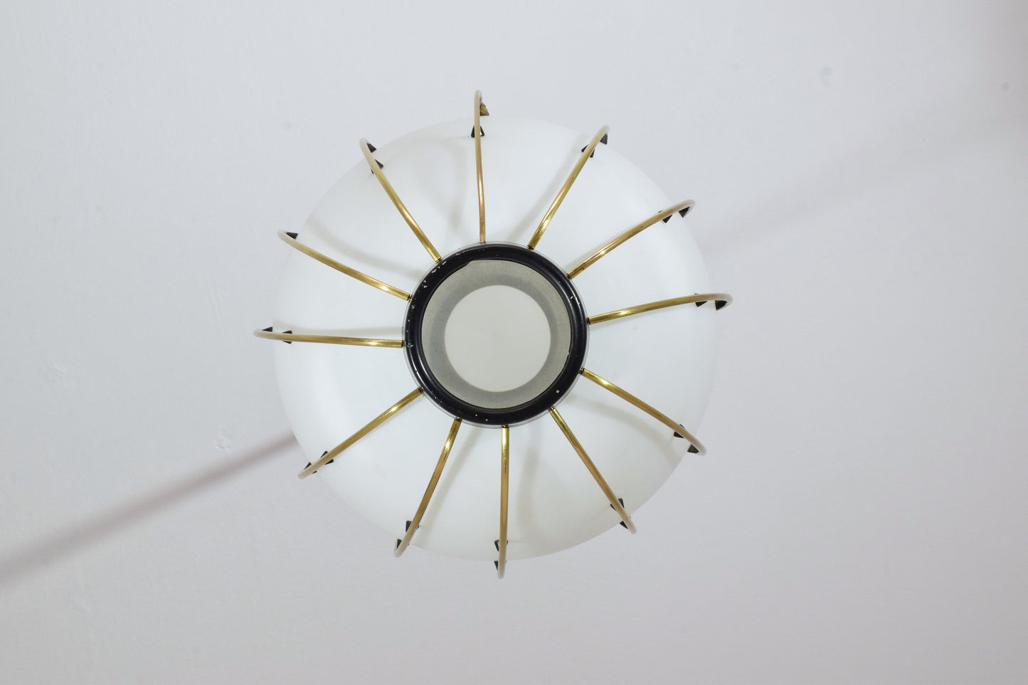 Italian Mid-Century Brass Pendant by Angelo Lelli for Arredoluce, 1960's - Spirit Gallery
