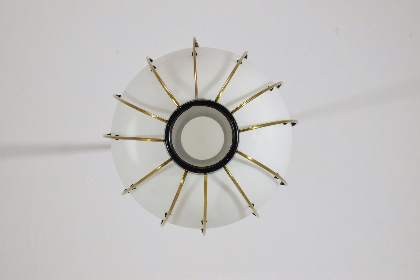 Italian Mid-Century Brass Pendant by Angelo Lelli for Arredoluce, 1960's - Spirit Gallery