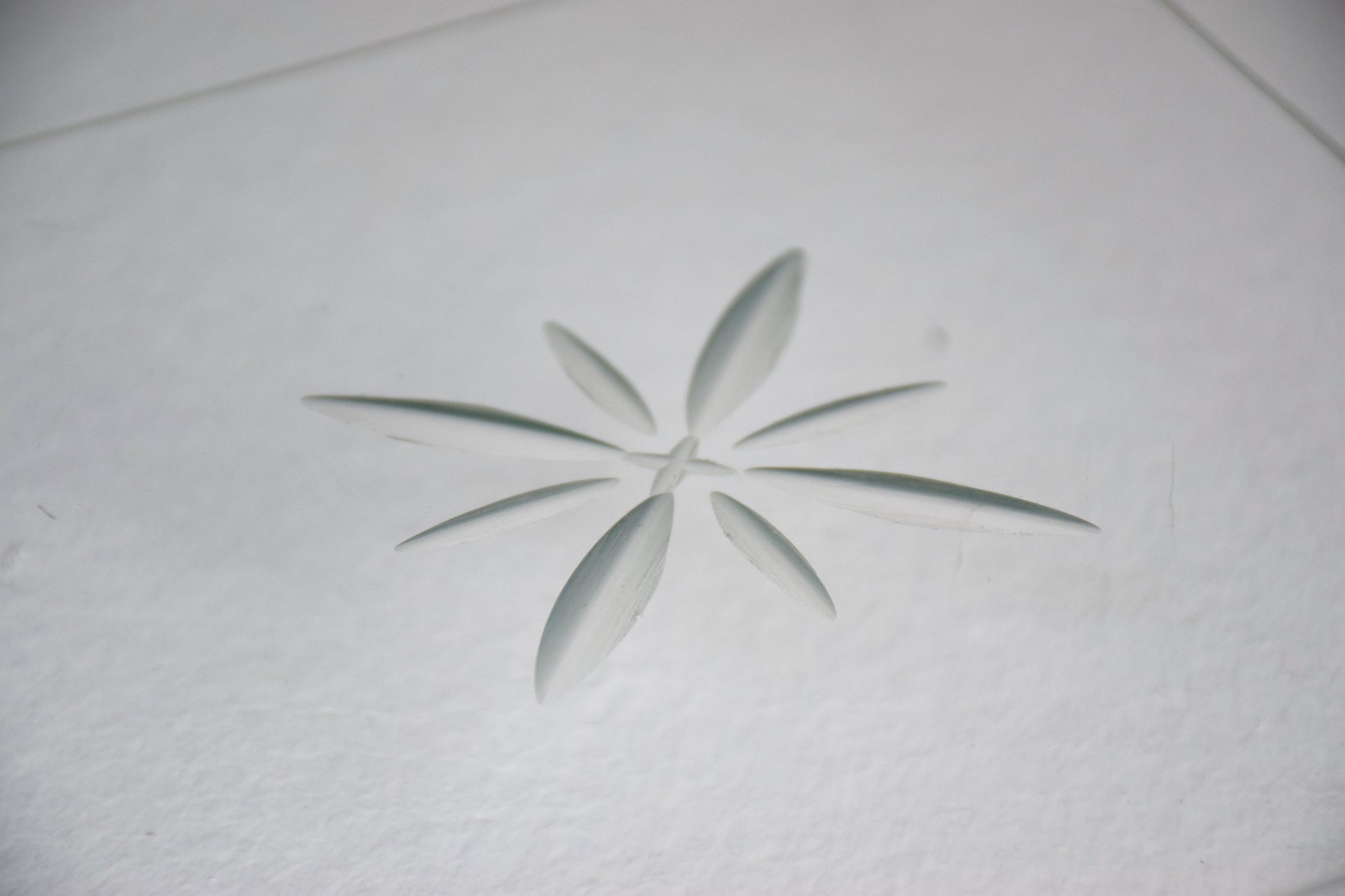 Italian Mid-Century Glass Platter Attributed to Fontana Arte, 1950's - Spirit Gallery