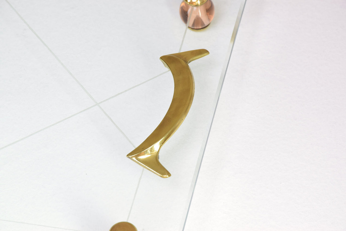 Italian Mid-Century Glass Platter Attributed to Fontana Arte, 1950's - Spirit Gallery