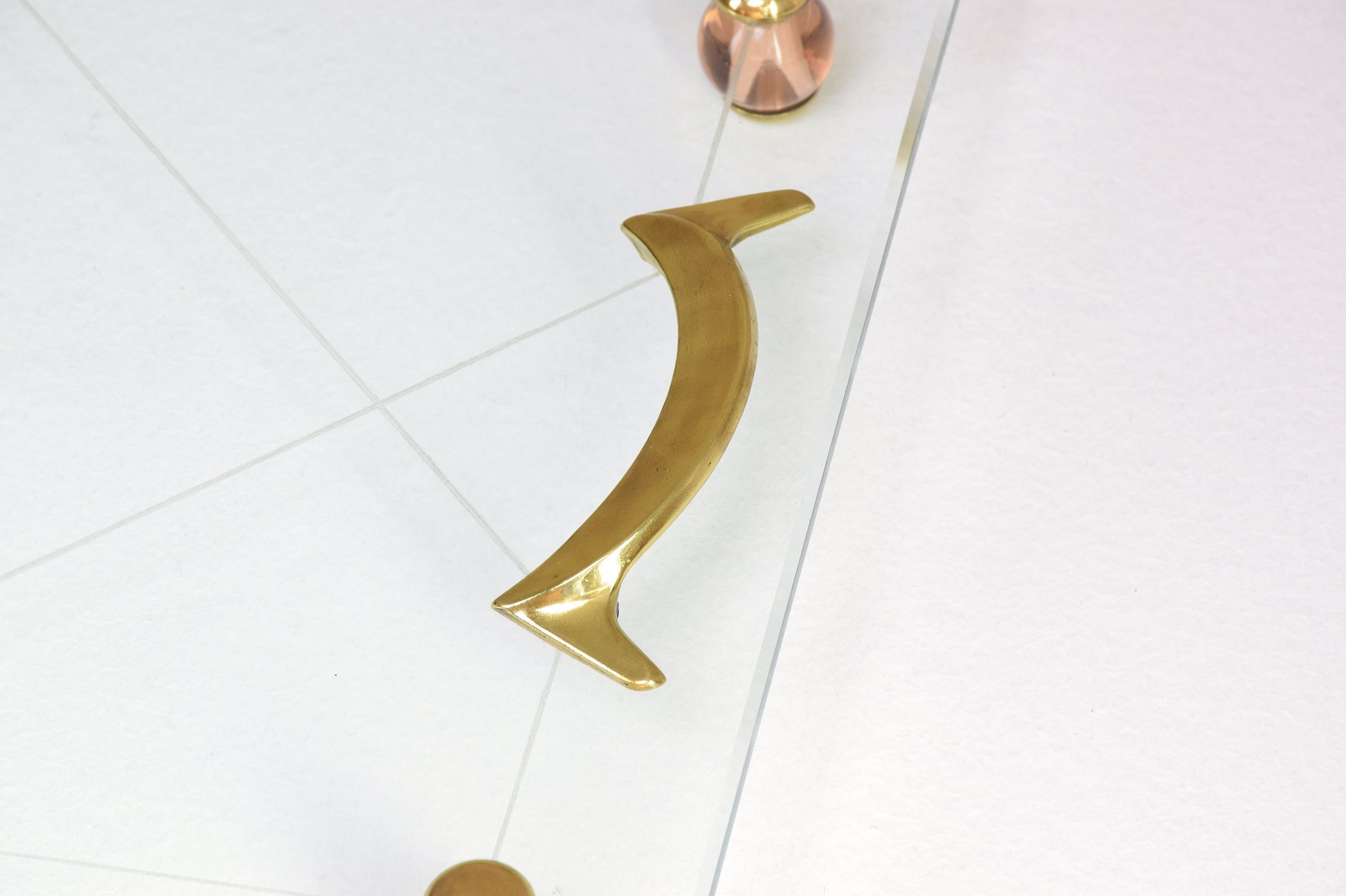 Italian Mid-Century Glass Platter Attributed to Fontana Arte, 1950's - Spirit Gallery
