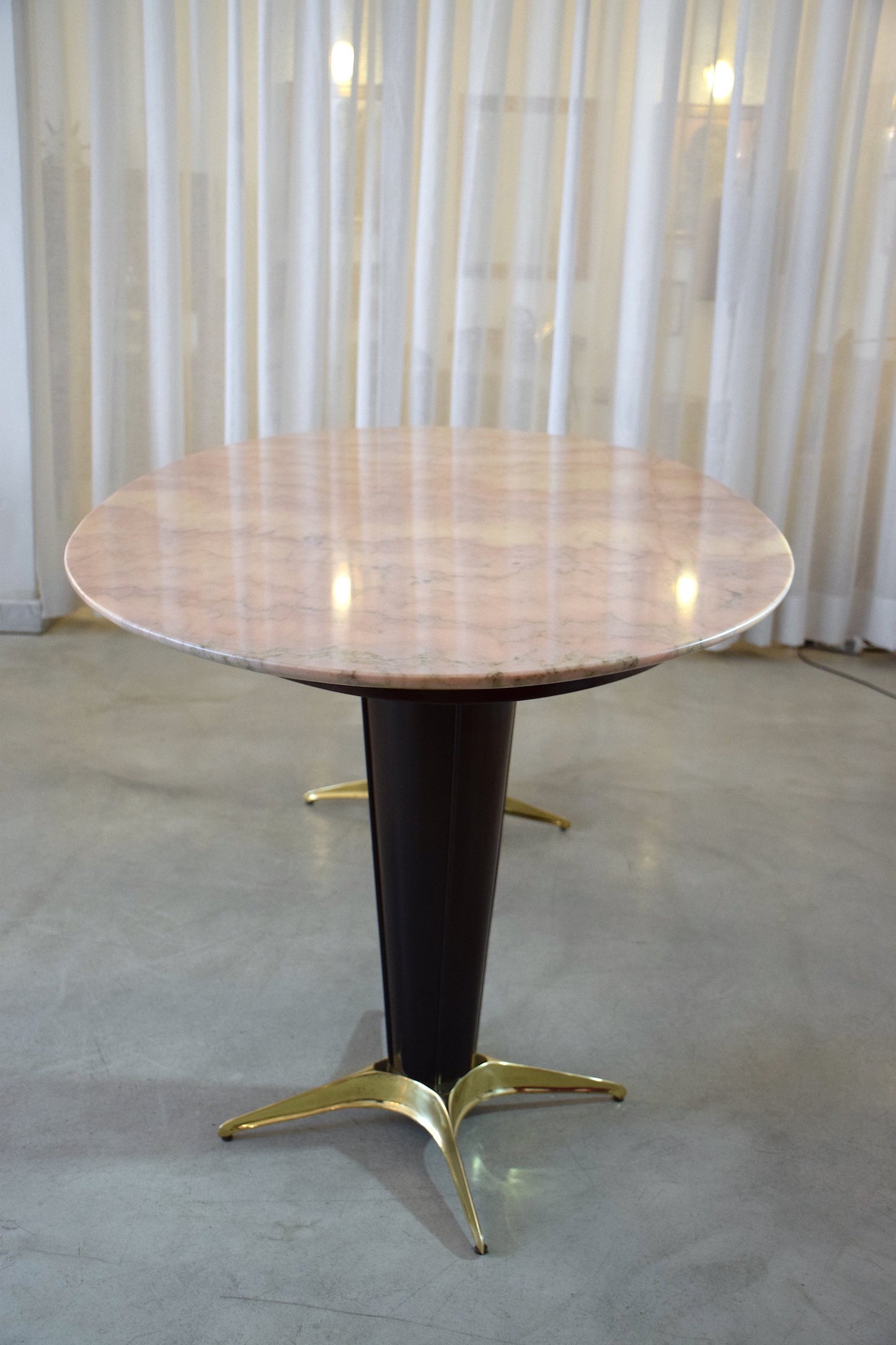 Italian Mid-Century Oval Marble Dining Table, 1950's - Spirit Gallery