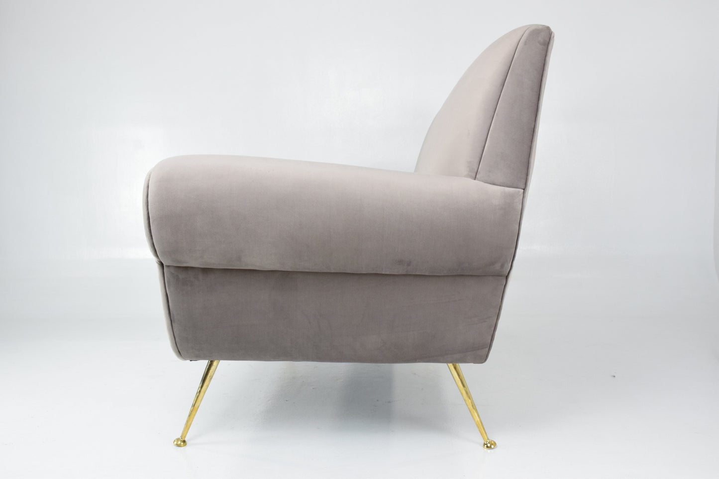 Italian Mid-Century Velvet Sofa, 1950's - Spirit Gallery