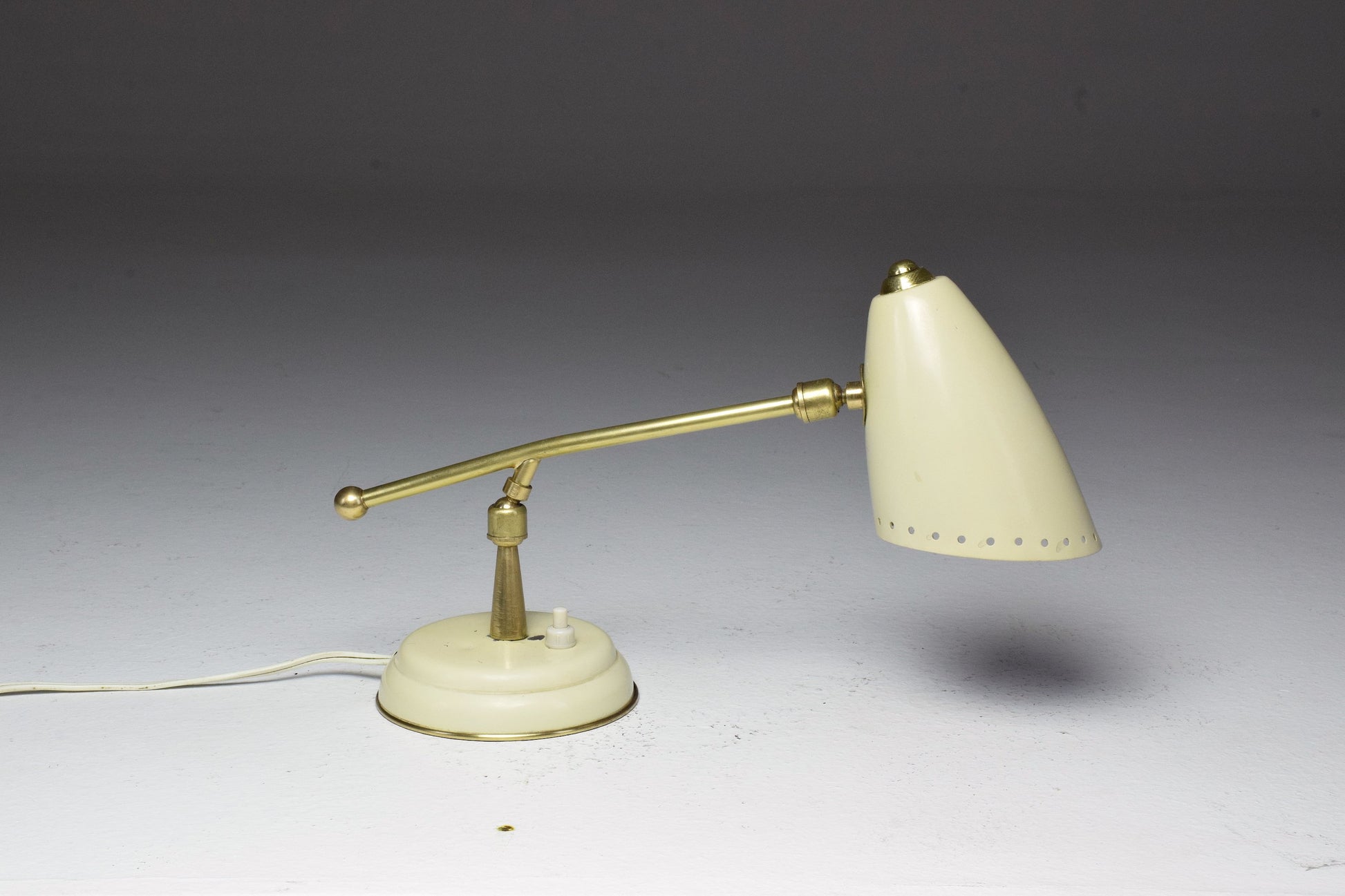 Italian Midcentury Arteluce Style Brass Lamp, 1950s - Spirit Gallery