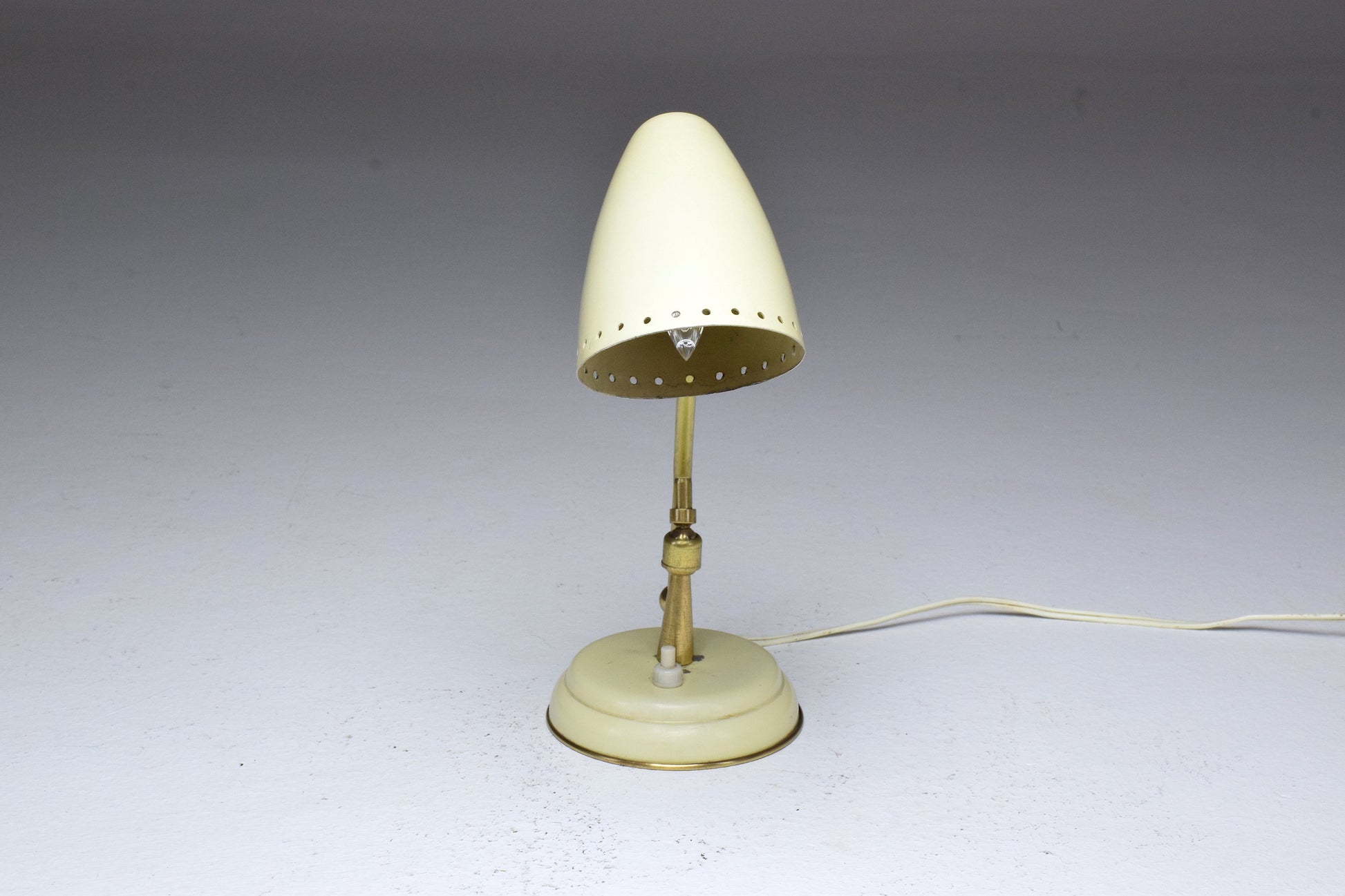 Italian Midcentury Arteluce Style Brass Lamp, 1950s - Spirit Gallery