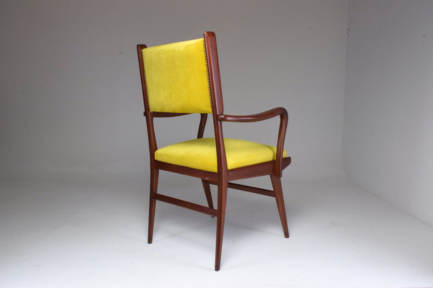 Italian Midcentury Beechwood Armchair, 1950s - Spirit Gallery