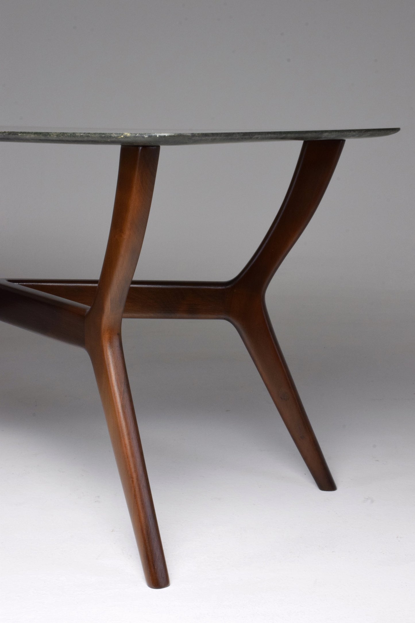 Italian Midcentury Coffee Table in Guatemala Marble, Gio Ponti Style - Spirit Gallery