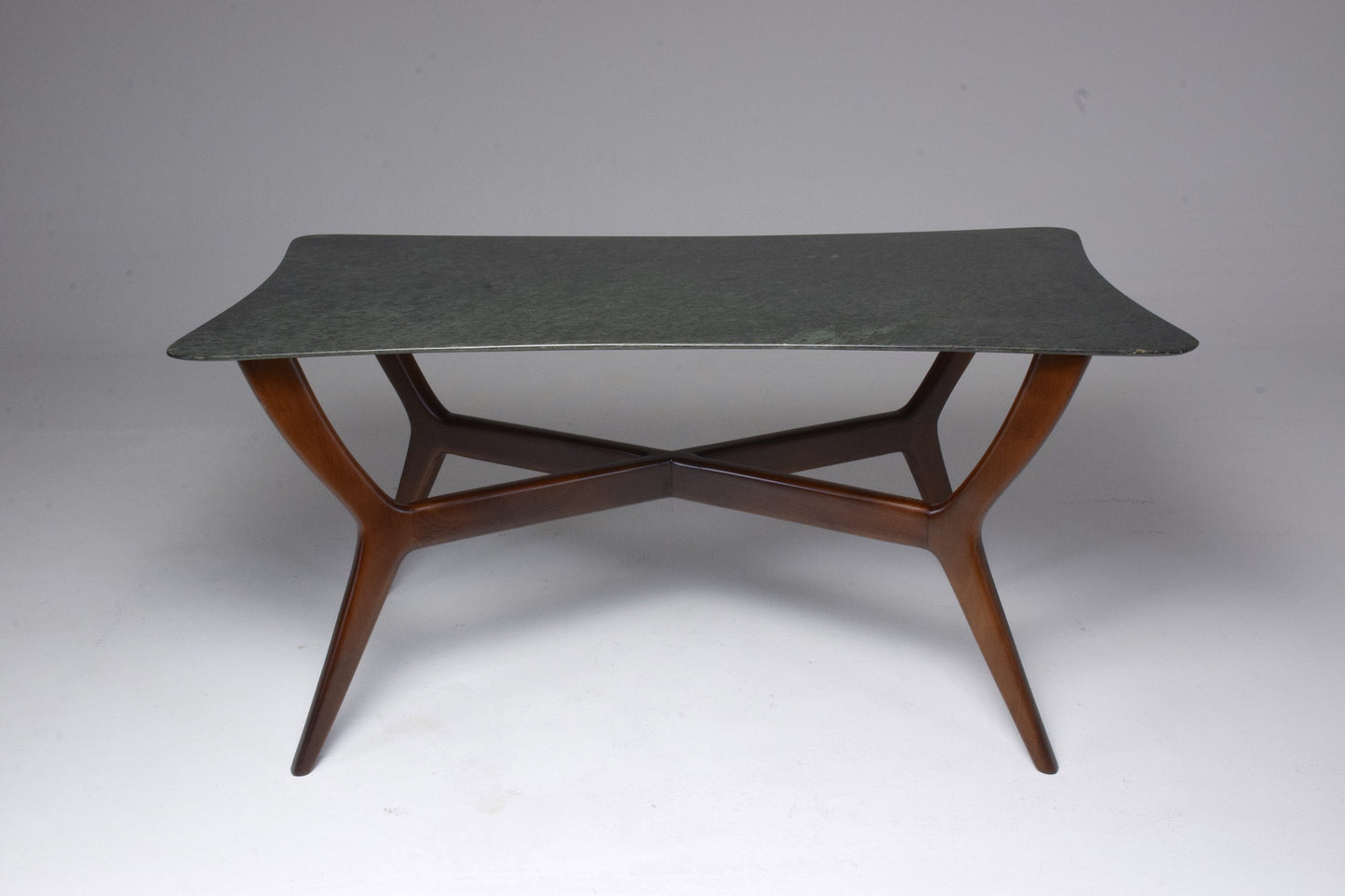 Italian Midcentury Coffee Table in Guatemala Marble, Gio Ponti Style - Spirit Gallery