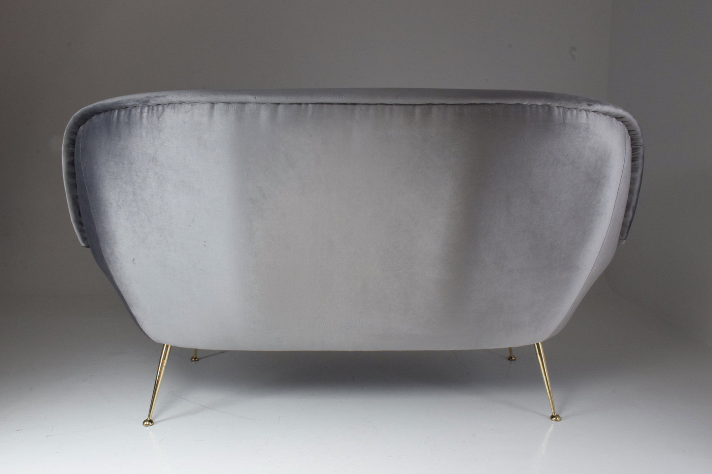 Italian Midcentury Velvet Sofa Set by ISA Bergamo, 1950s - Spirit Gallery