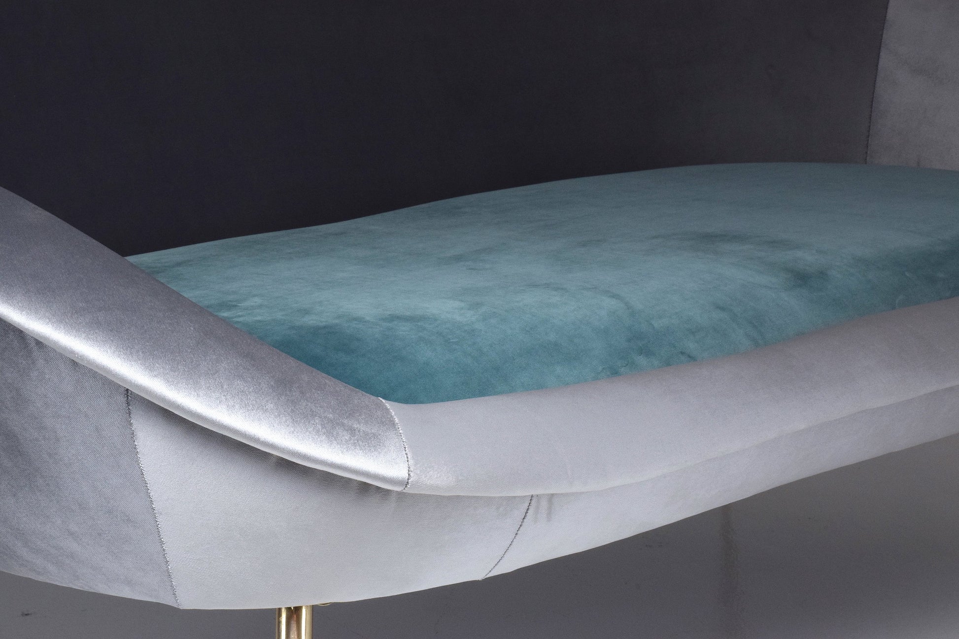 Italian Midcentury Velvet Sofa Set by ISA Bergamo, 1950s - Spirit Gallery