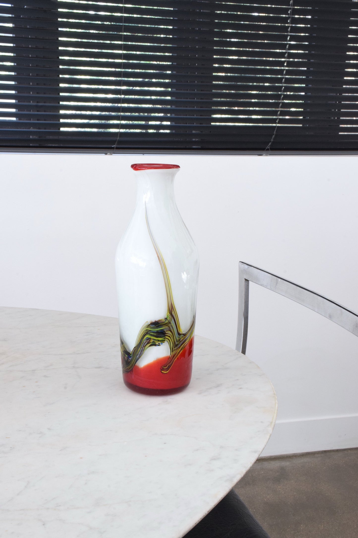 Italian Vintage Midcentury Murano Vase, 1970s - Spirit Gallery