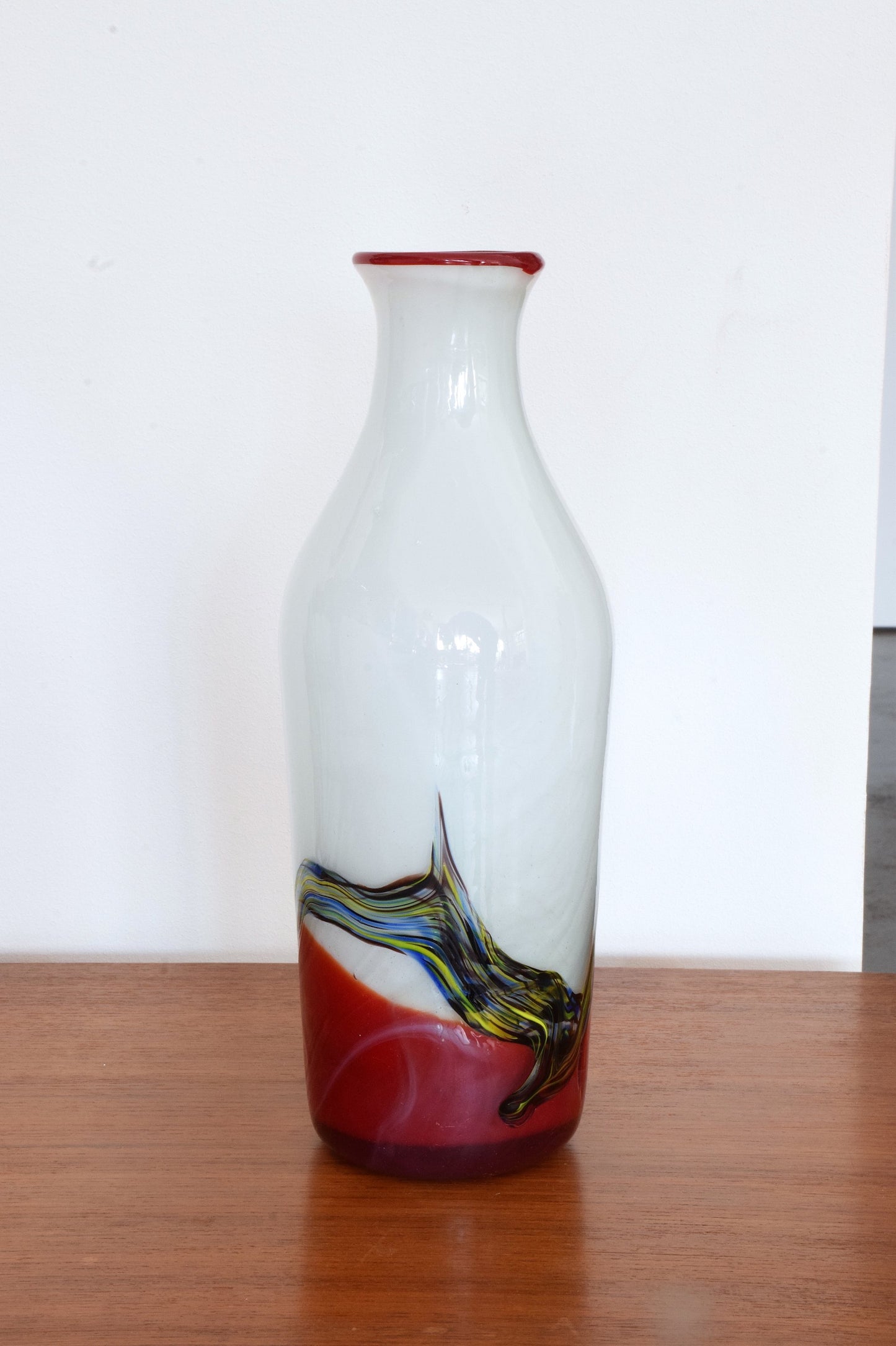 Italian Vintage Midcentury Murano Vase, 1970s - Spirit Gallery