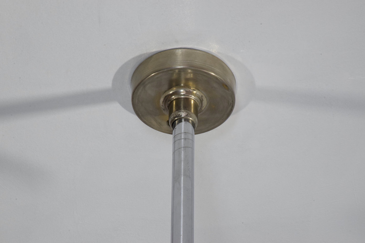 Italian Vintage Tubular Chrome Pendant Light, 1970's - Spirit Gallery