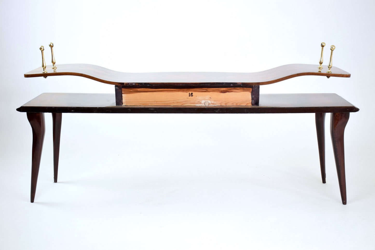 Mid-century Rosewood Console, Italy, 1950's - Spirit Gallery