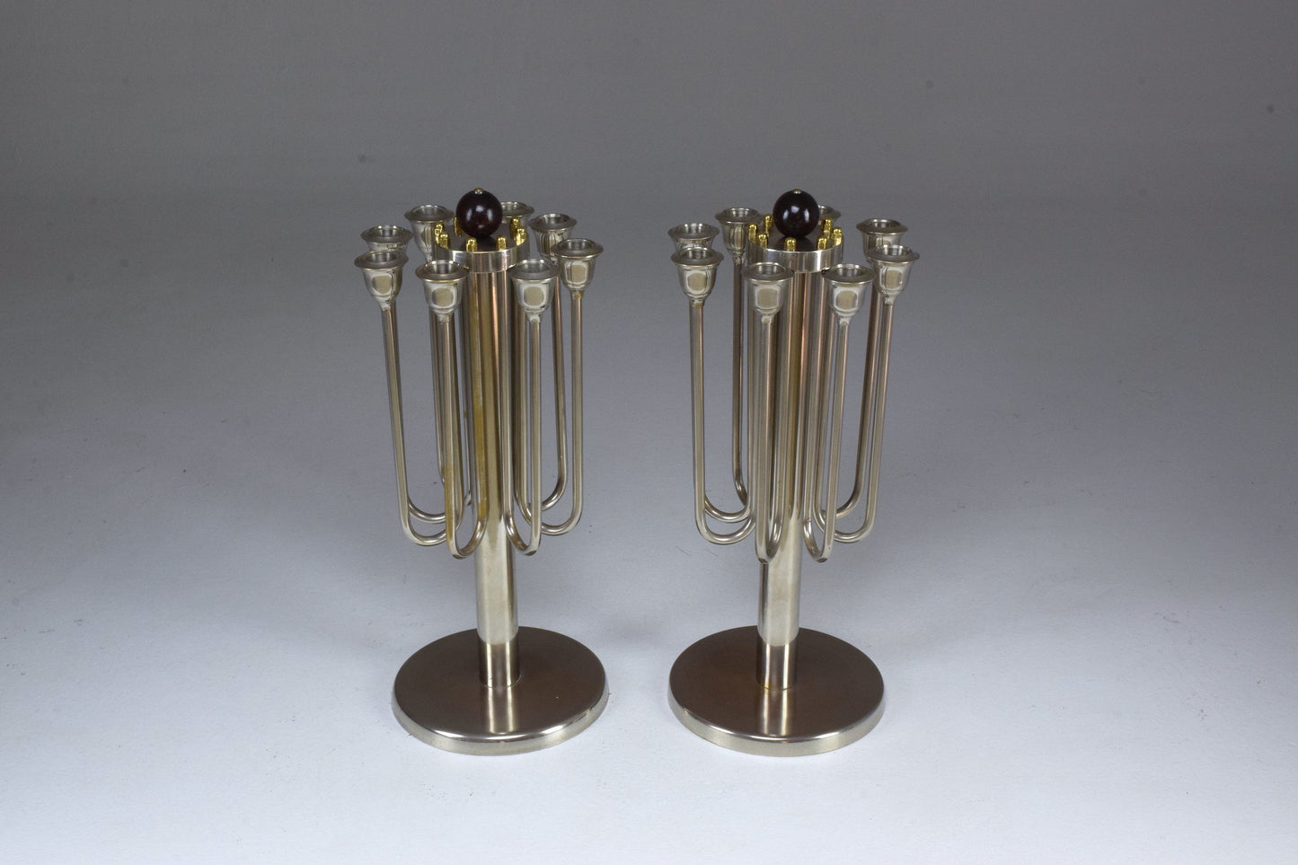 Pair of French Art Deco Candleholders, 1930s - Spirit Gallery