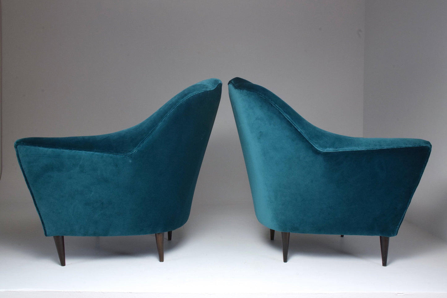 Pair of Italian 20th Century Armchairs by Ico Parisi, 1950s - Spirit Gallery