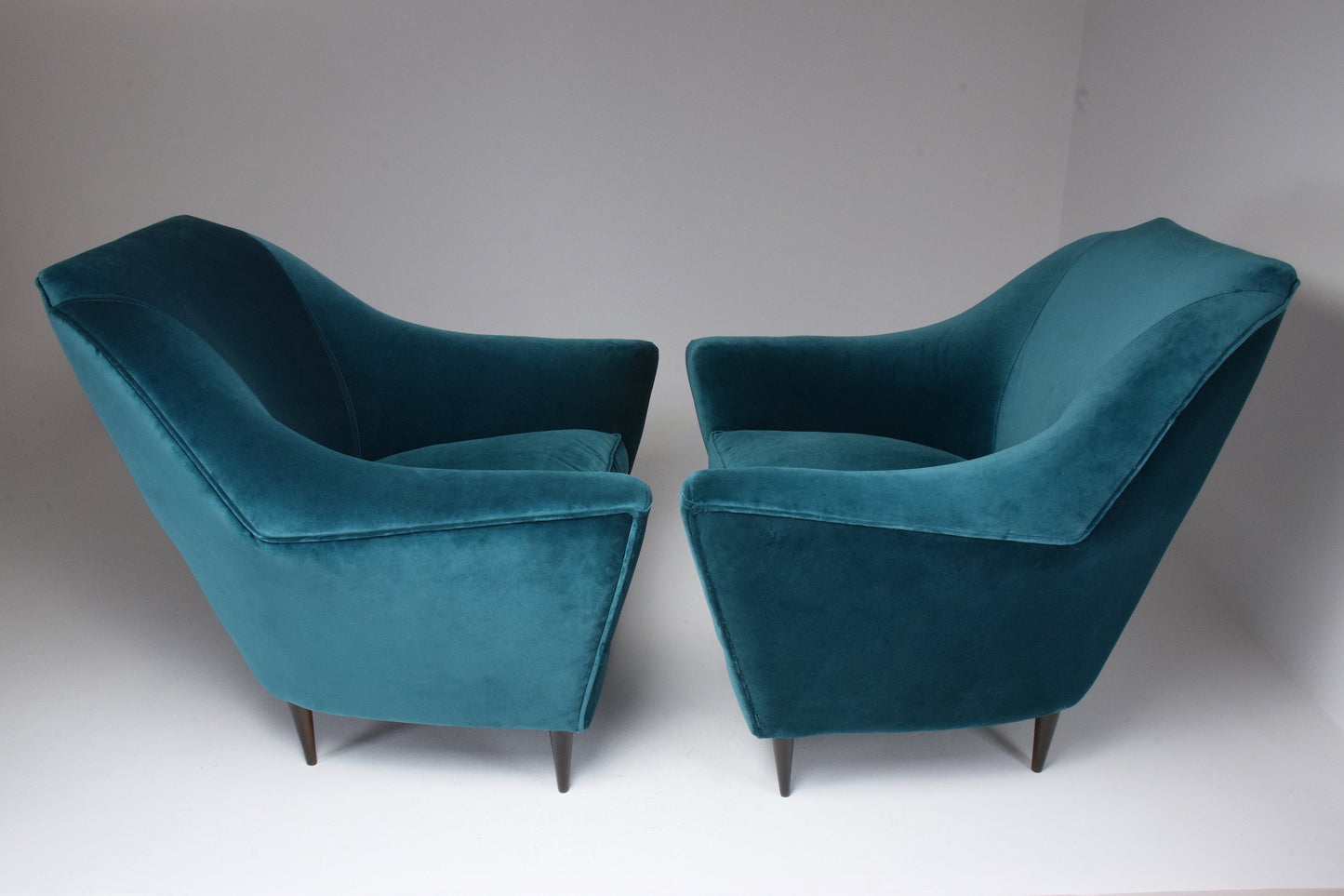 Pair of Italian 20th Century Armchairs by Ico Parisi, 1950s - Spirit Gallery