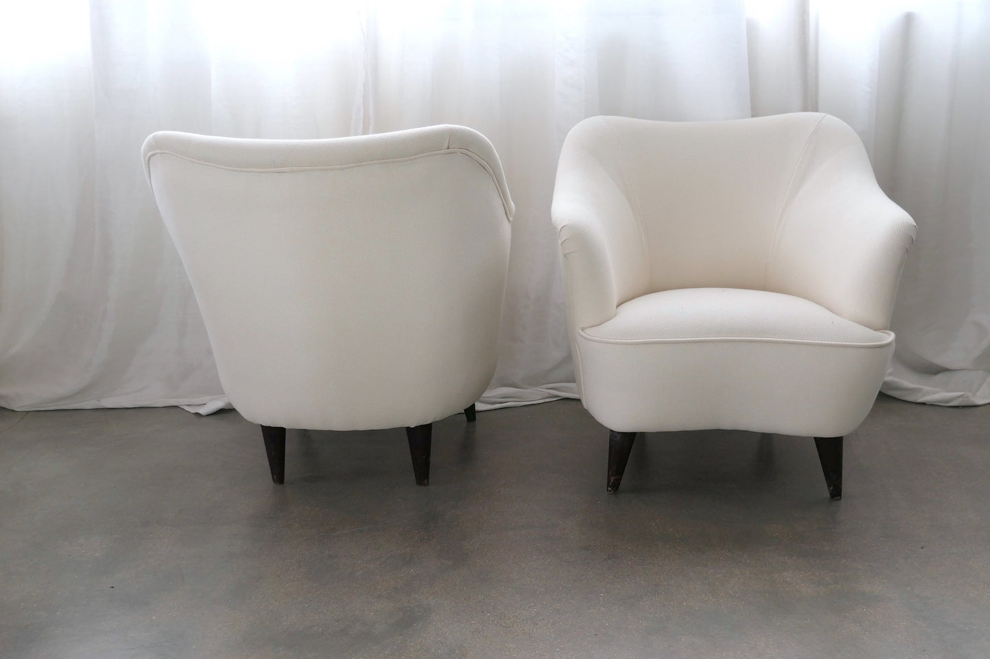 Pair of Italian Armchairs by Gio Ponti for Casa e Giardino, 1950s - Spirit Gallery