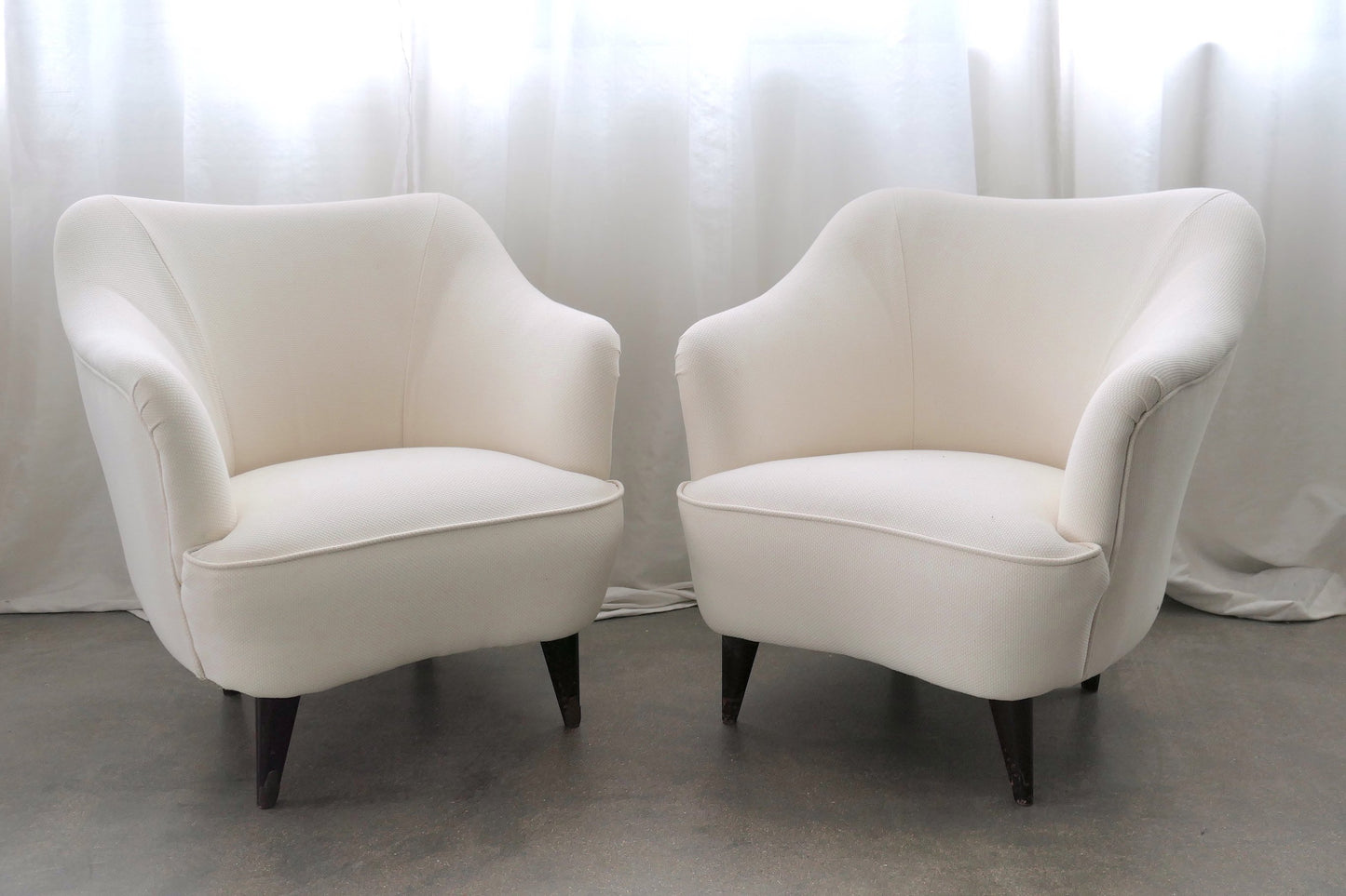 Pair of Italian Armchairs by Gio Ponti for Casa e Giardino, 1950s - Spirit Gallery