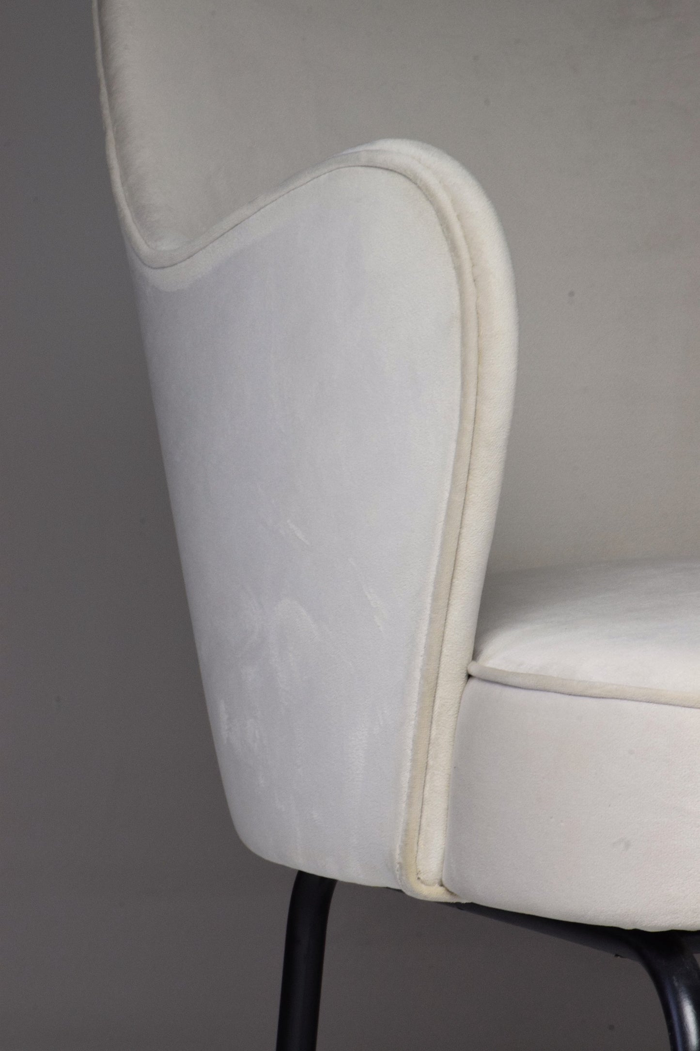 Pair of Italian Vintage Curved Armchairs, 1950's - Spirit Gallery
