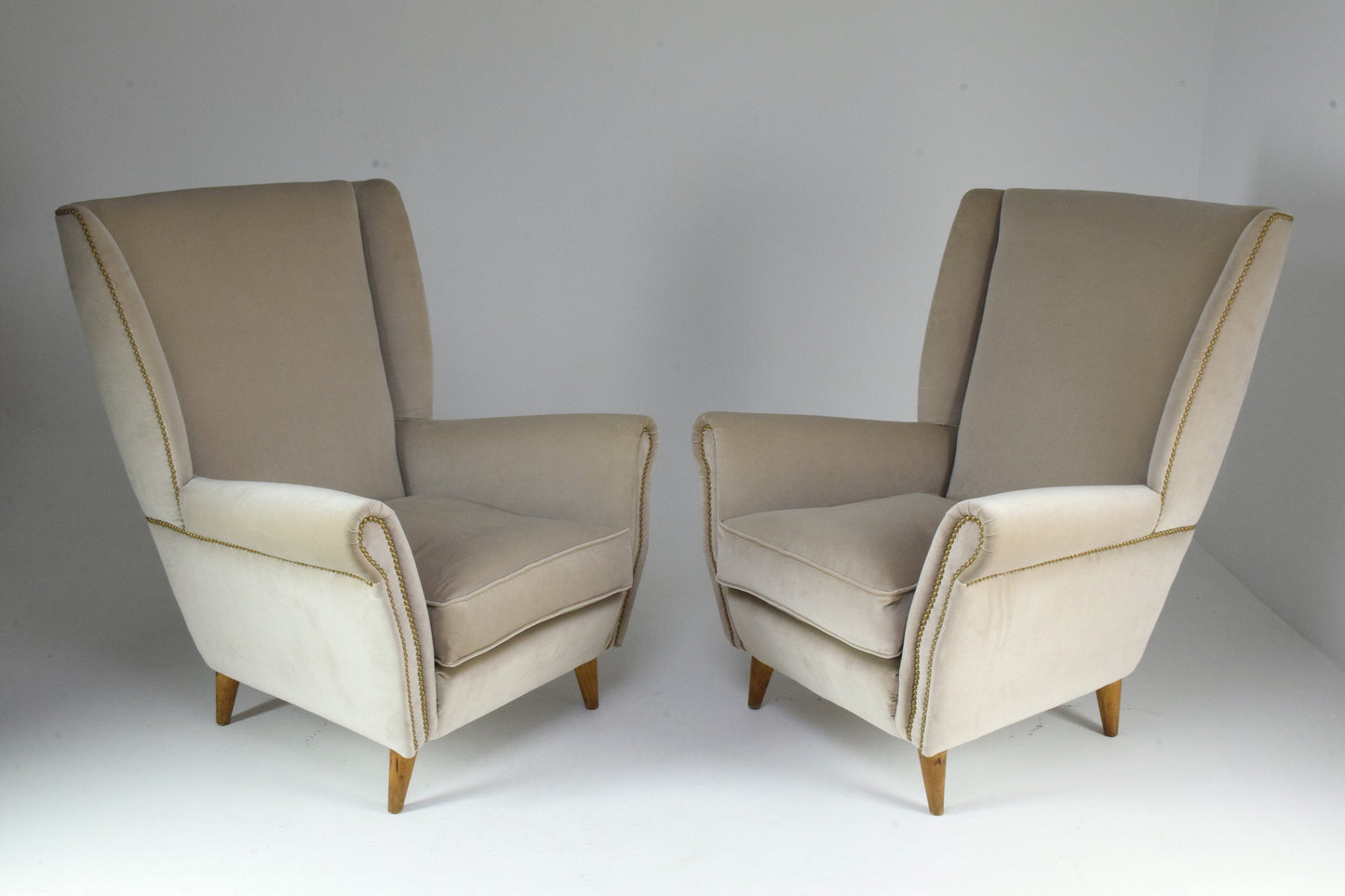 Pair of Vintage Amrchairs by Gio Ponti, 1940's - Spirit Gallery