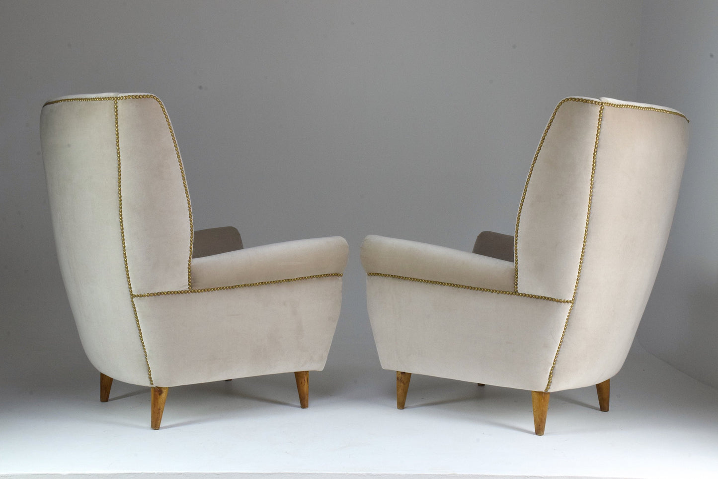 Pair of Vintage Amrchairs by Gio Ponti, 1940's - Spirit Gallery