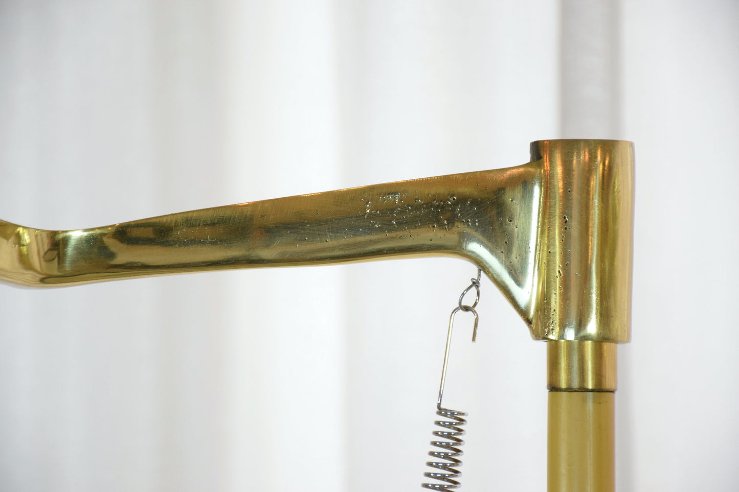 Two Vintage Brass Bamboo Floor Lamps, Gabriella Crespi Style, 1970s - Spirit Gallery