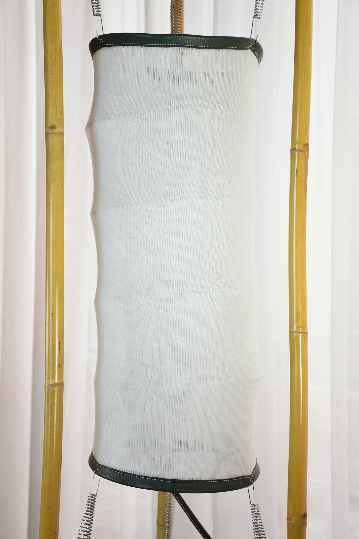 Two Vintage Brass Bamboo Floor Lamps, Gabriella Crespi Style, 1970s - Spirit Gallery