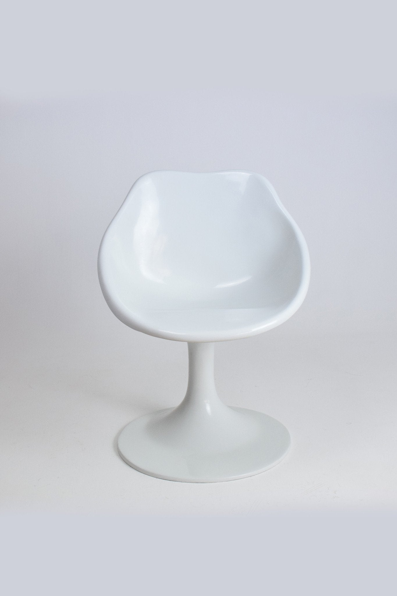 Unique White Fiberglass Space Age Chair, 1970's - Spirit Gallery