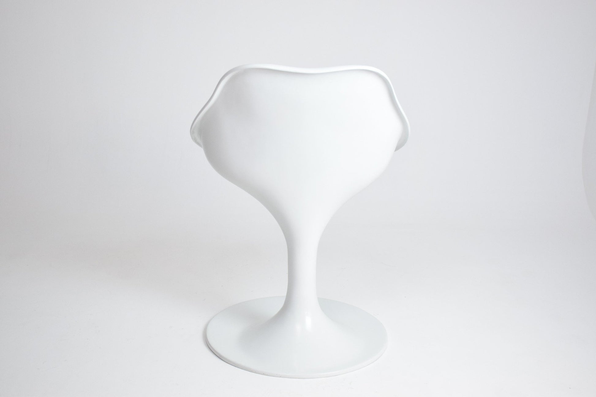 Unique White Fiberglass Space Age Chair, 1970's - Spirit Gallery