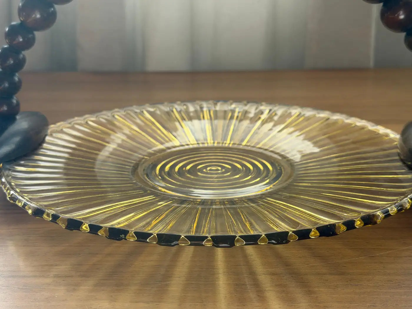 1930's French Art Deco Wooden Vintage Centerpiece