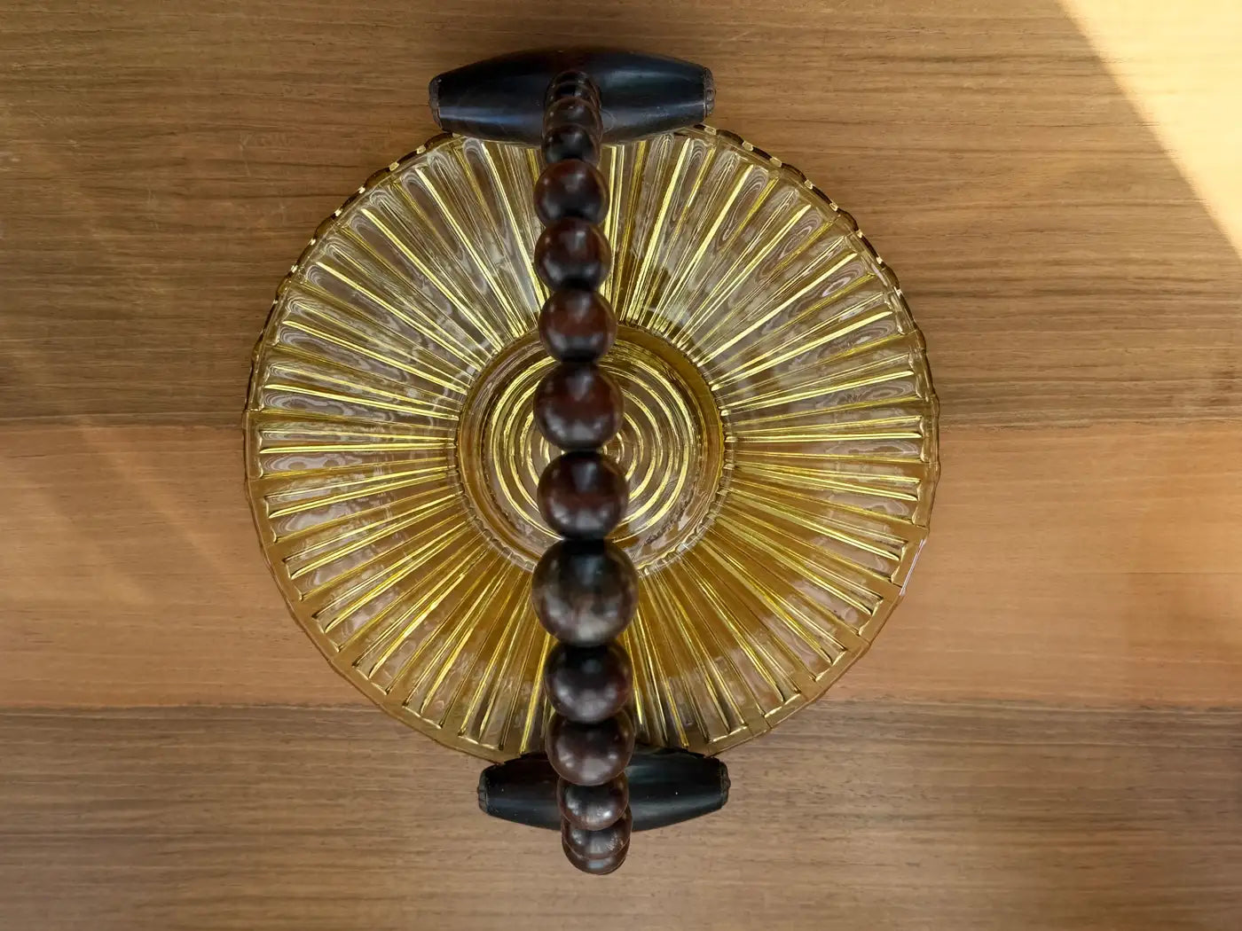 1930's French Art Deco Wooden Vintage Centerpiece