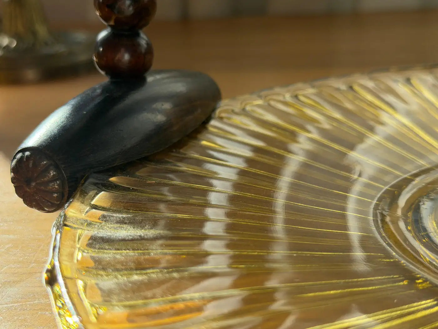 1930's French Art Deco Wooden Vintage Centerpiece