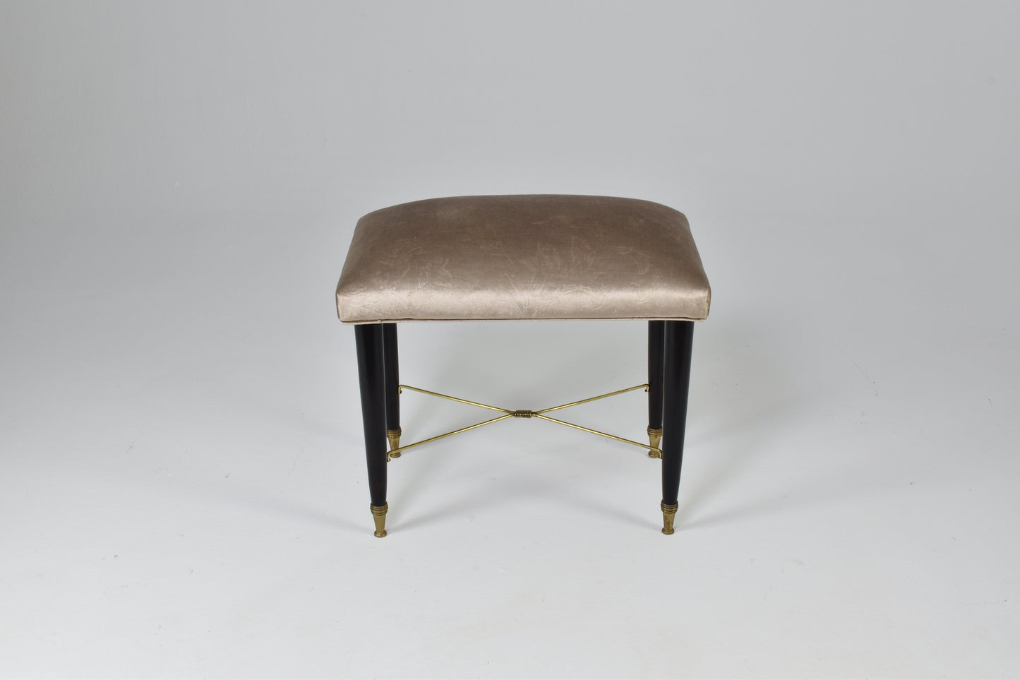 Tabouret de piano italien style Mid-Century des années 1950