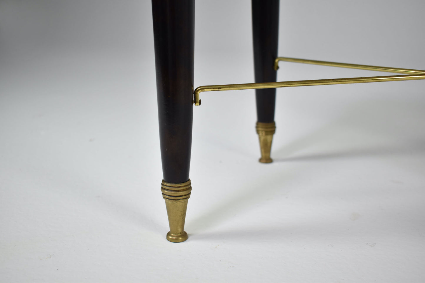 Tabouret de piano italien style Mid-Century des années 1950