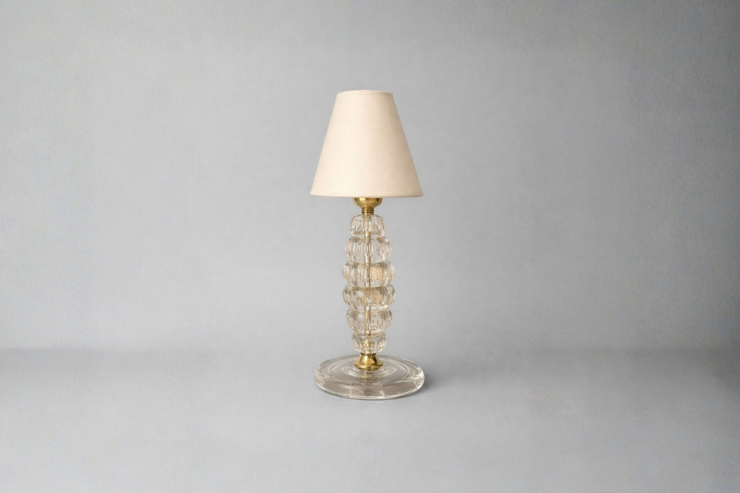 Shop 1950s Italian Murano Glass and Brass Vintage Table Lamp - Spirit Gallery Vintage Furniture