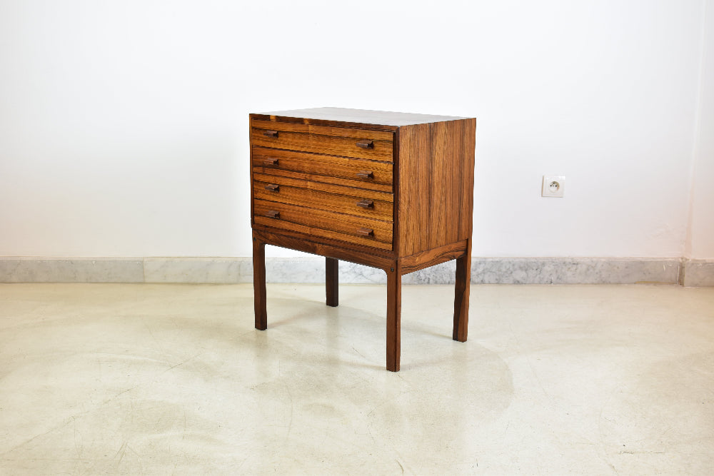 Vintage Danish Wood Chest of Drawers Attributed to Brouer Møbelfabrik, 1960s