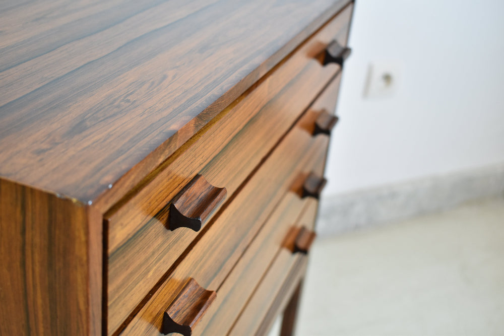 Vintage Danish Wood Chest of Drawers Attributed to Brouer Møbelfabrik, 1960s