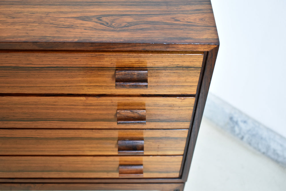 Vintage Danish Wood Chest of Drawers Attributed to Brouer Møbelfabrik, 1960s