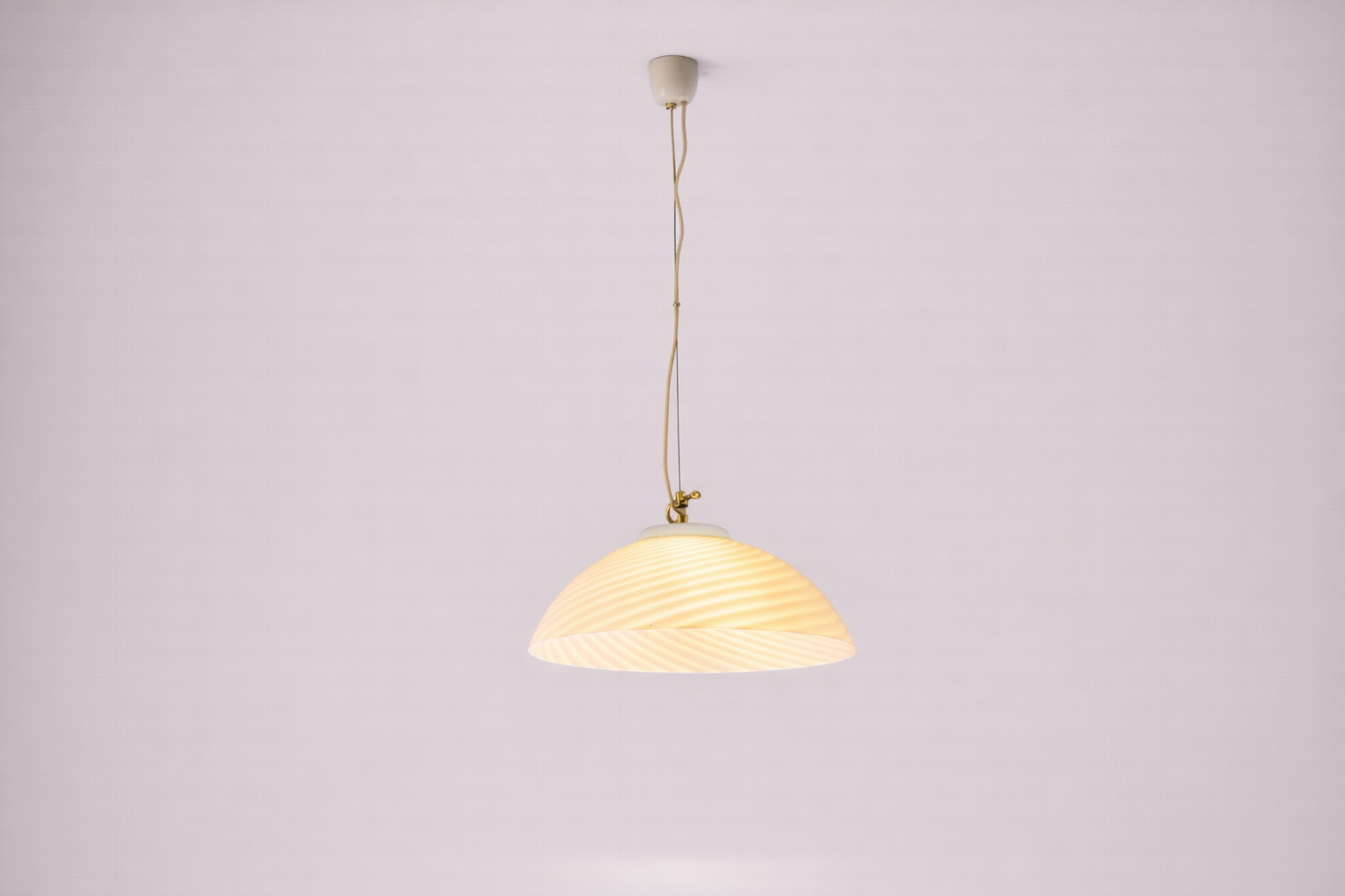Shop 1970's Italian Murano Glass Blown Dome Pendant - Spirit Gallery Vintage Furniture
