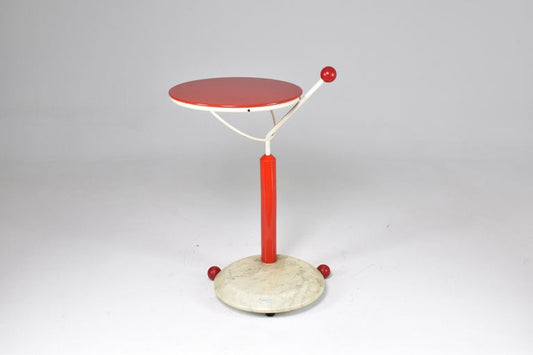 1980s Italian Marble and Metal Rolling Cart by Porada Arredi
