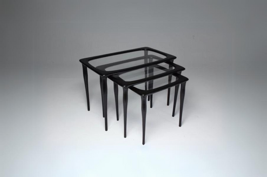 Italian Mid-Century Nesting Tables by Ico Parisi, 1950s