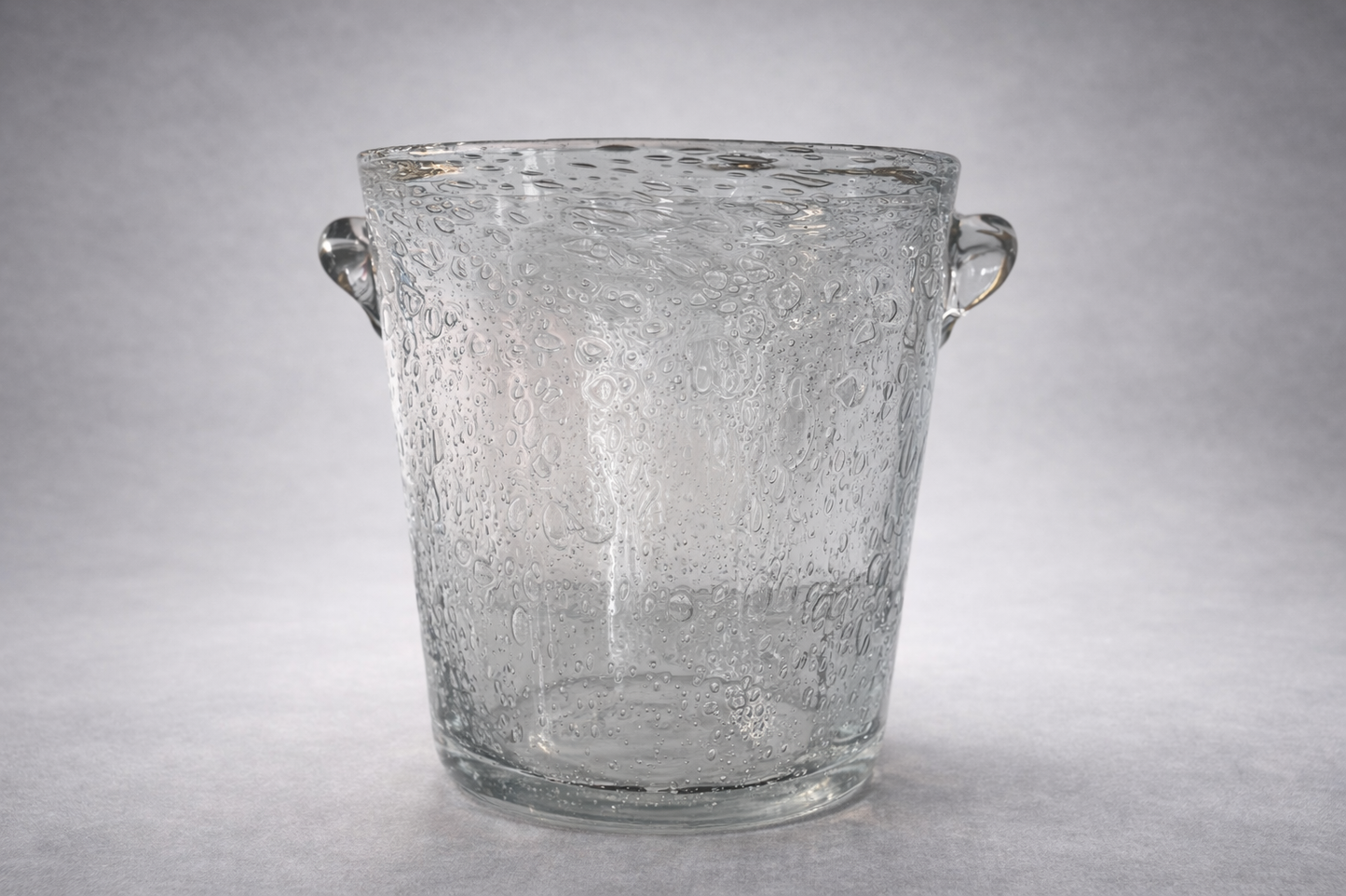 Bubbled Glass Champagne Bucket in the Style of Biot, France, circa 1960
